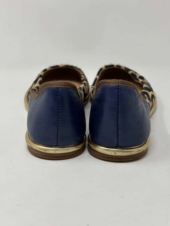 Diane Von Furstenberg Real Calf Hair Animal Print Flats Size 6.5 - Picture 4 of 15